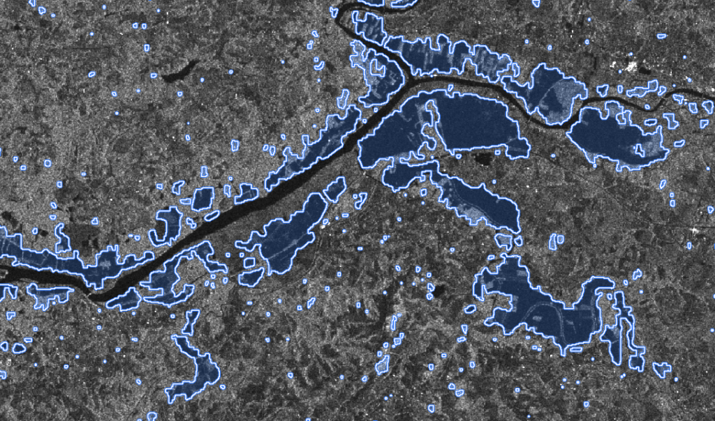 télédétection images satellites radar sentinel-1